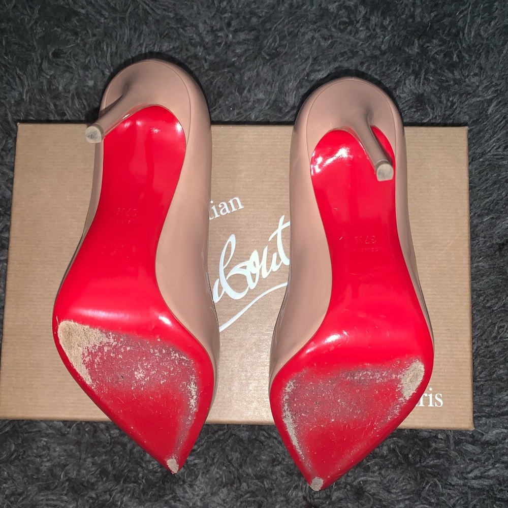 Christian Louboutin Pigalle 100 patent pumps - Picture 3 of 7